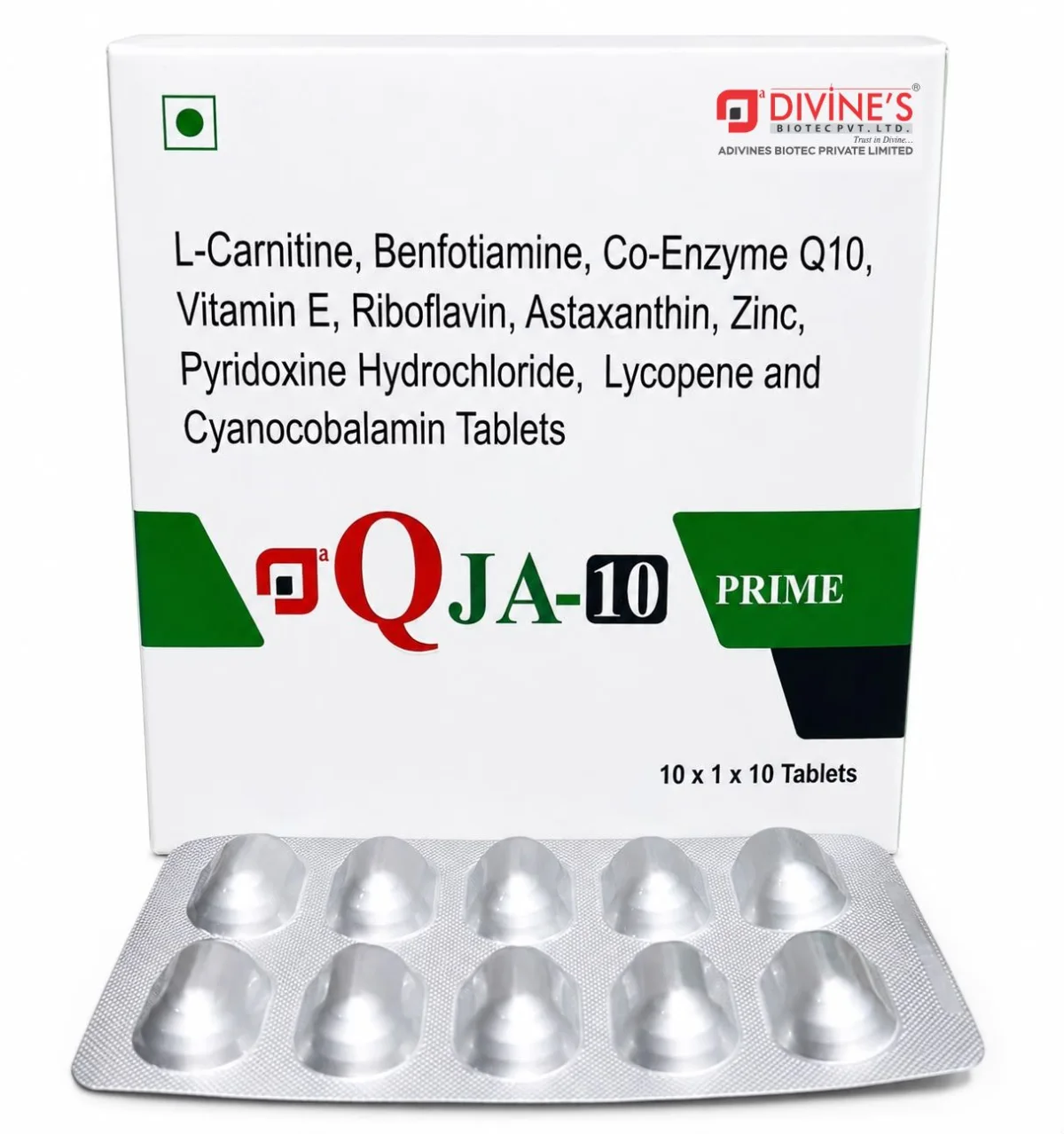 QJA PRIME product pack